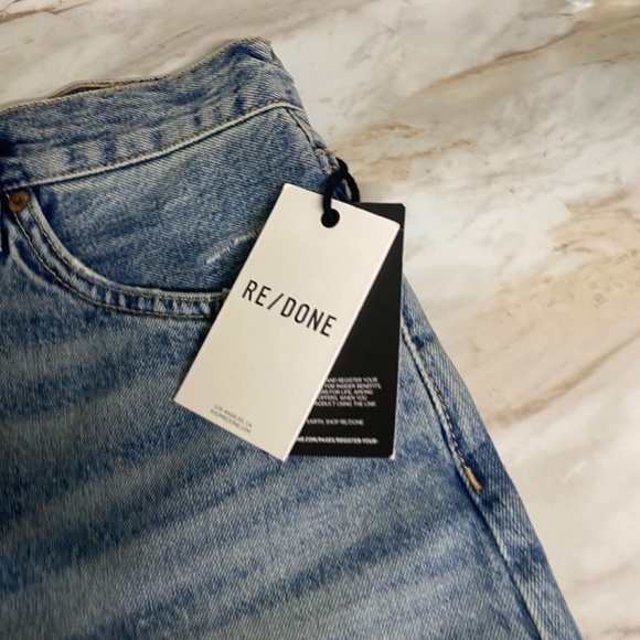 Re/done denim shorts NWT - Picture 2 of 8
